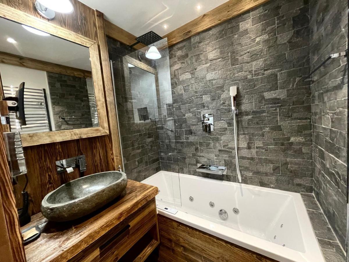 Arc 1950 Appt Luxe 2-4Pers -Skis Aux Pieds-Spa-Piscines Interieure Et Exterieure-Sauna-Hammam Les Arcs  外观 照片